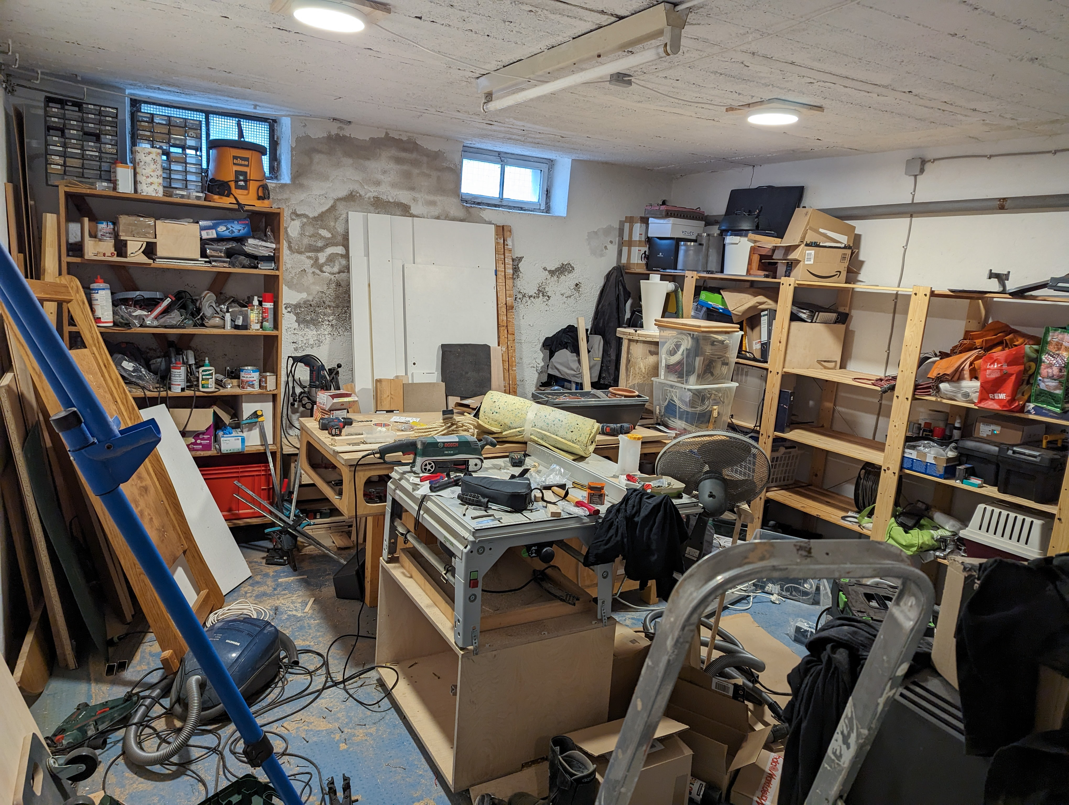 Holzwerken Kellerwerkstatt 001